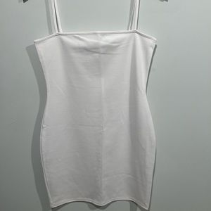 PrettyLittleThing White Bodycon Dress